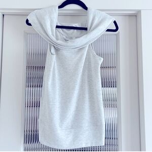 Stylish Gray Sleeveless Top